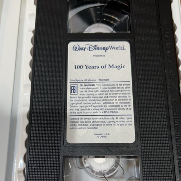 Disney's 100 Years of Magic VHS Sealed in Mint Condition - Picture 3 of 6